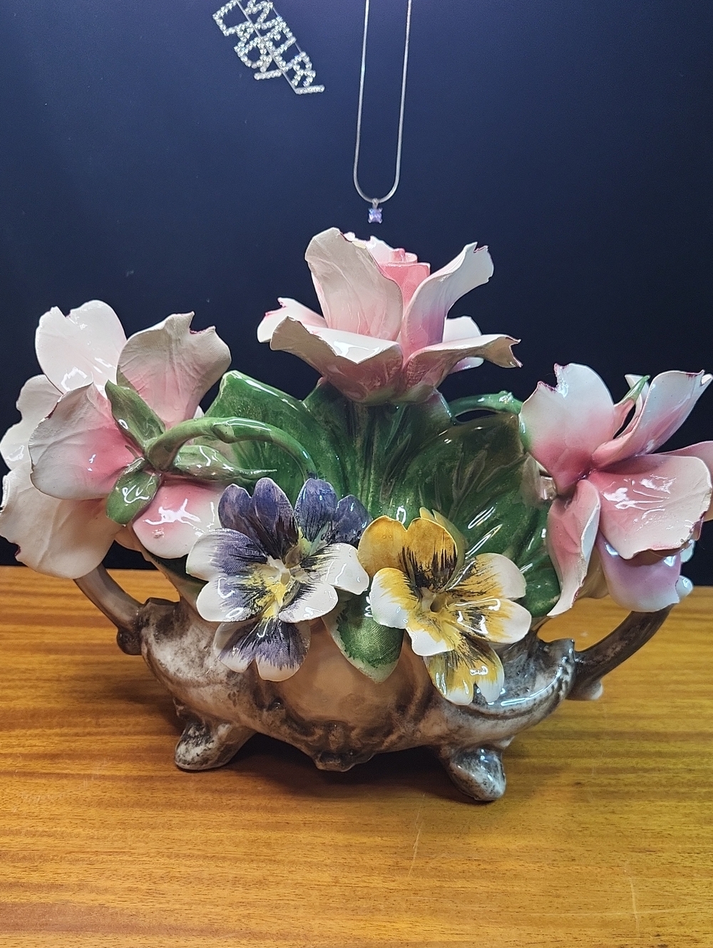 Vintage Capodimonte Porcelain Centerpiece